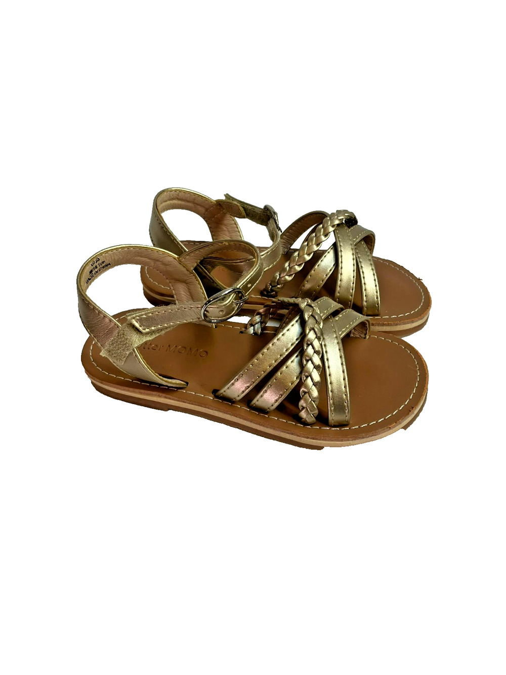 Otter Momo Girls Gold Sandals Size 8 16.1cm